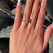 Handmade Radiant Cut Wedding Ring